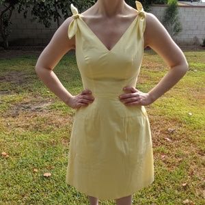NWT Hearts & Found Annette dress in butter yellow